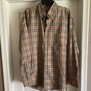 Burberry's Men's Dress Shirt, Size Large